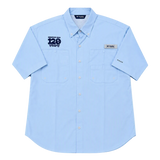 120TH ANNIVERSARY BLUE BUTTON-UP