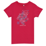 YOUTH FLOWER POWER FLAMINGO PINK TEE