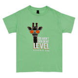 YOUTH GIRAFFE AREN'T ON MY LEVEL GREEN TEE