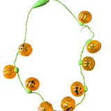 Crystal Pumpkin Bulb Necklace