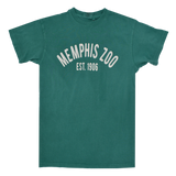 MEMPHIS ZOO LOGO SEAFOAM TEE